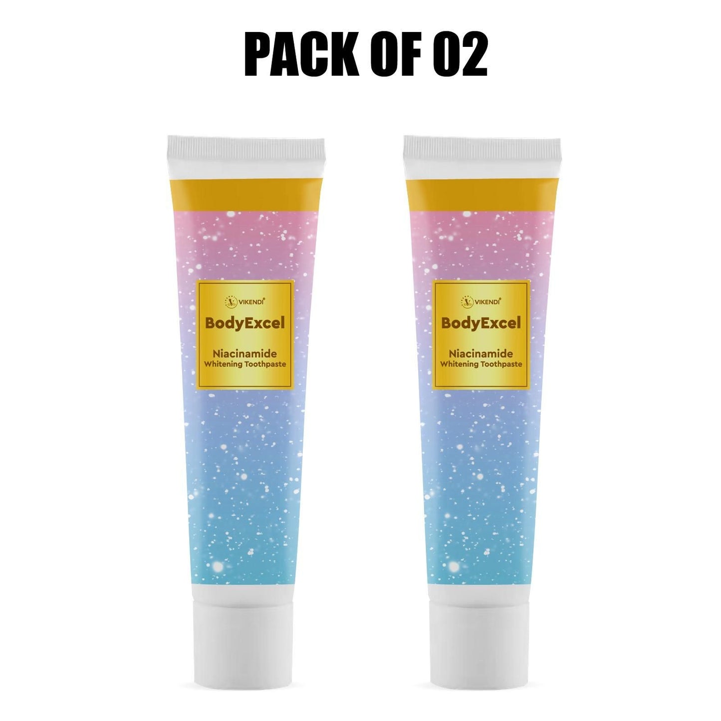 Korean Niacinamide Whitening Toothpaste 50g (Pack of 2)